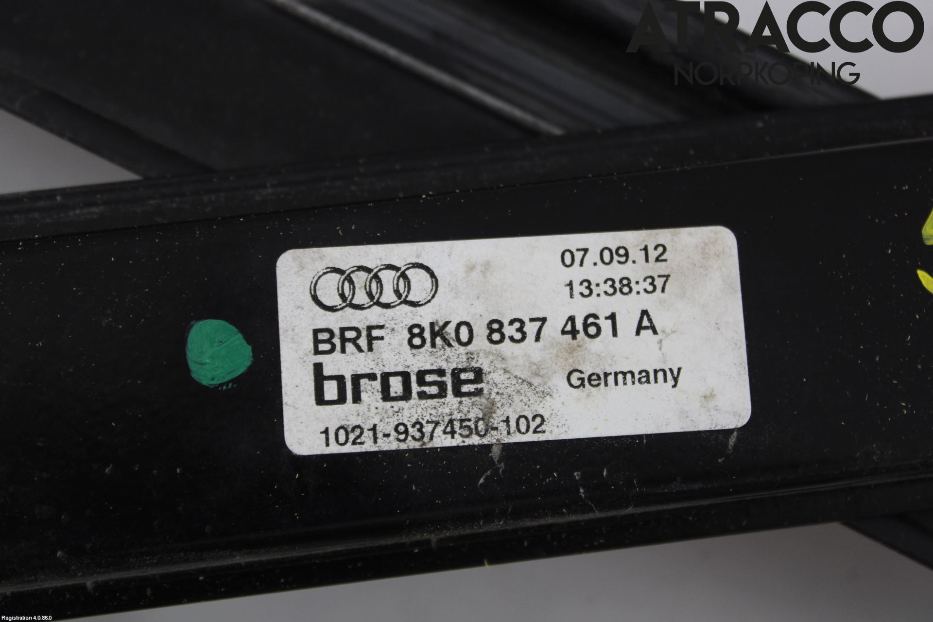 Audi A4 12-15 Vindusheis El Komp