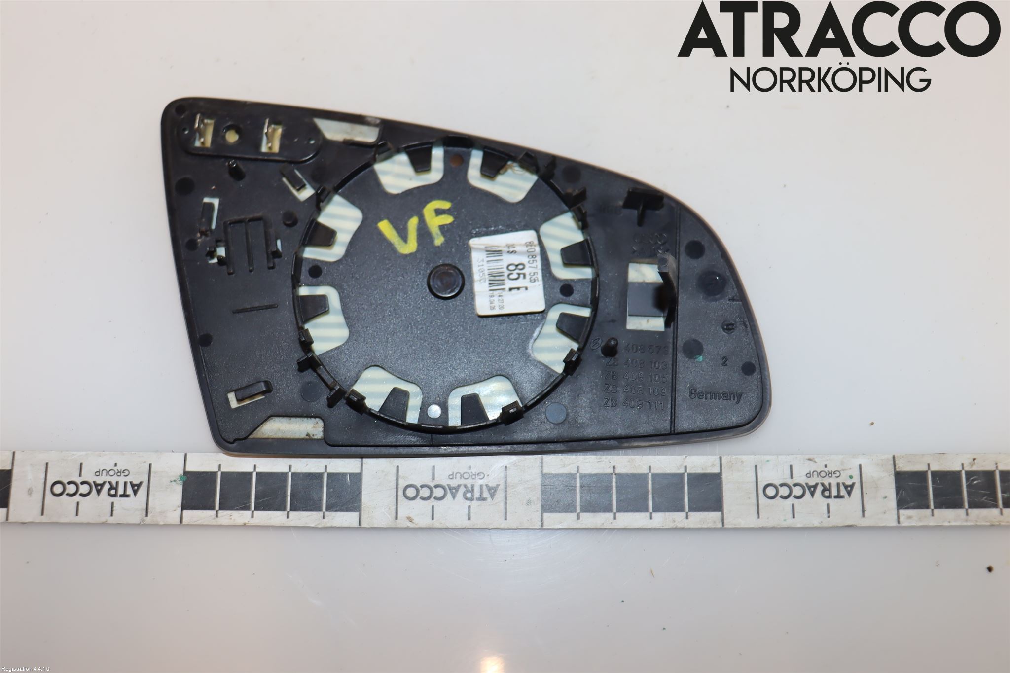 Audi A4/S4 05-07 Speil Glass V