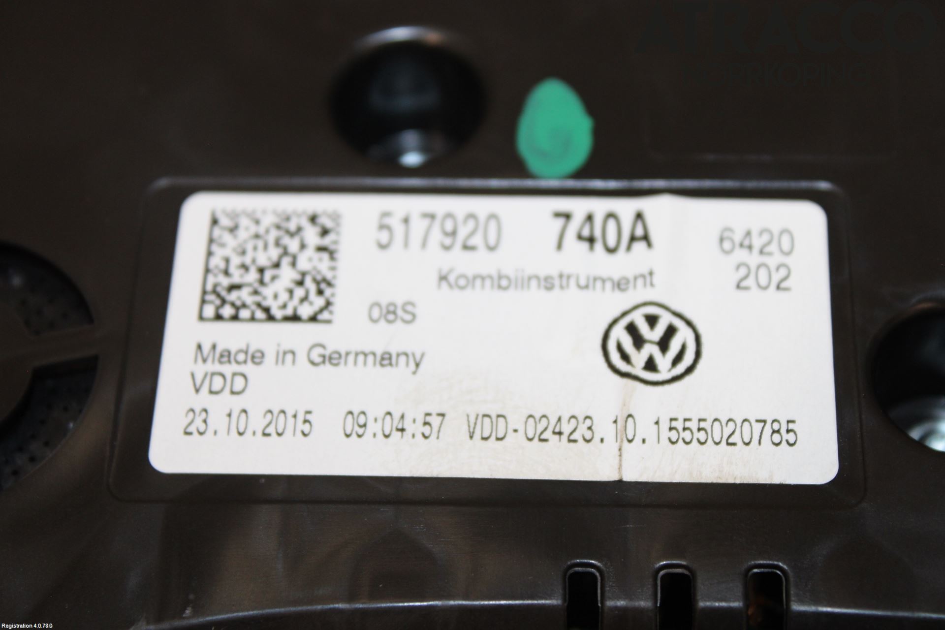 Volkswagen VW GOLF SPORTSVAN 15-20 Instr Kombinert