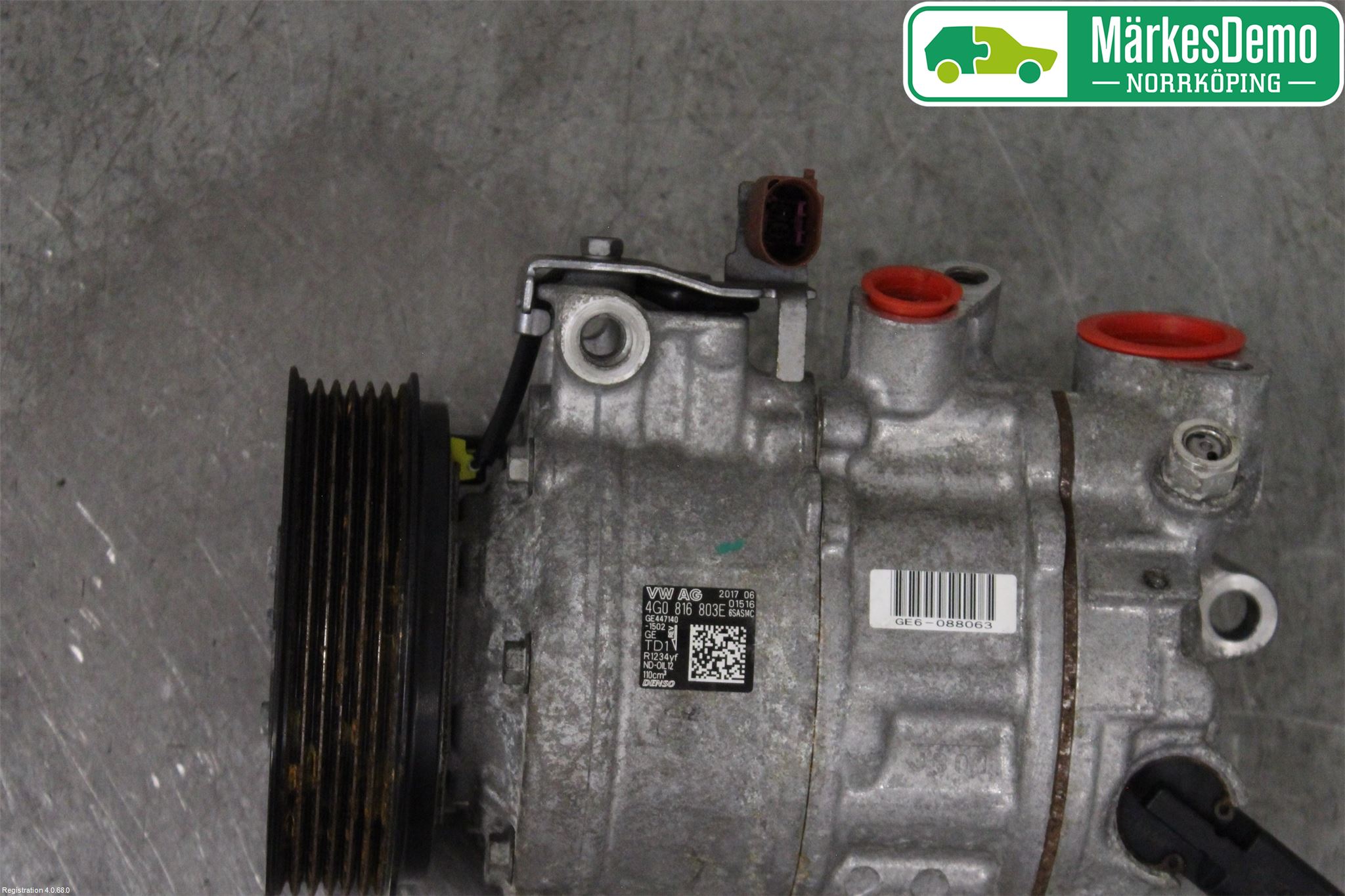 Audi A6/S6 4G 11-18 Varme Ac Kompressor