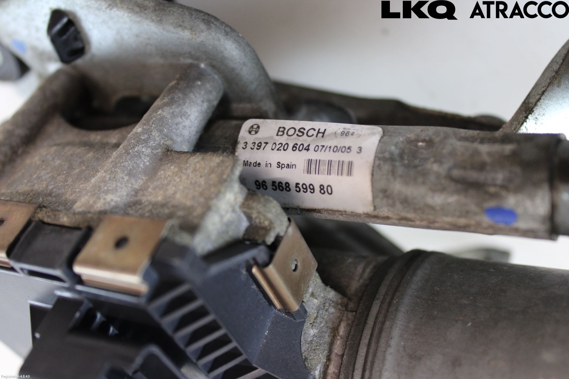 Peugeot 407 Viskermotor Frontrute