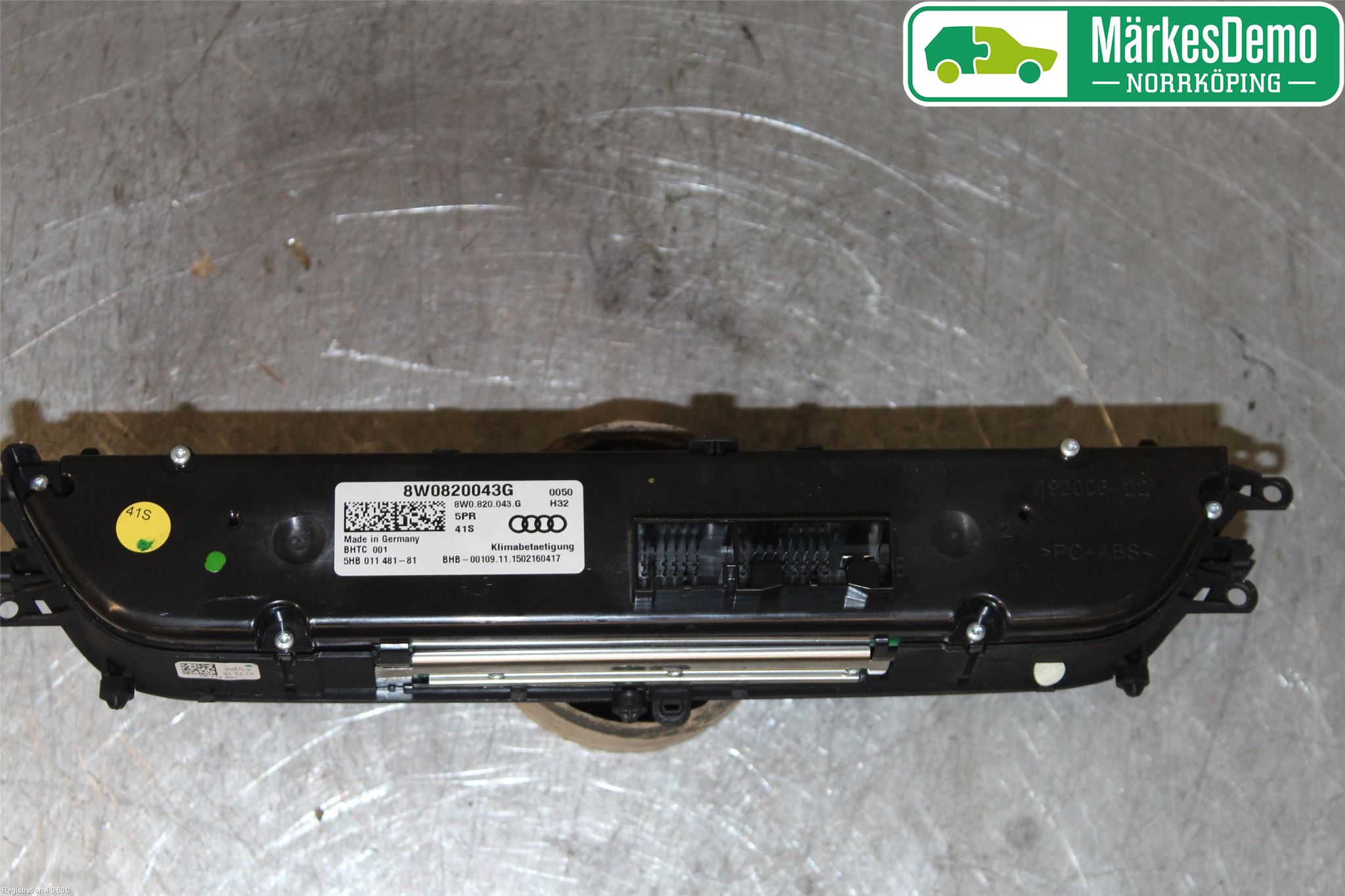 Audi A4/S4 B9 16-19 Varmeapparat Panel(Regulering)