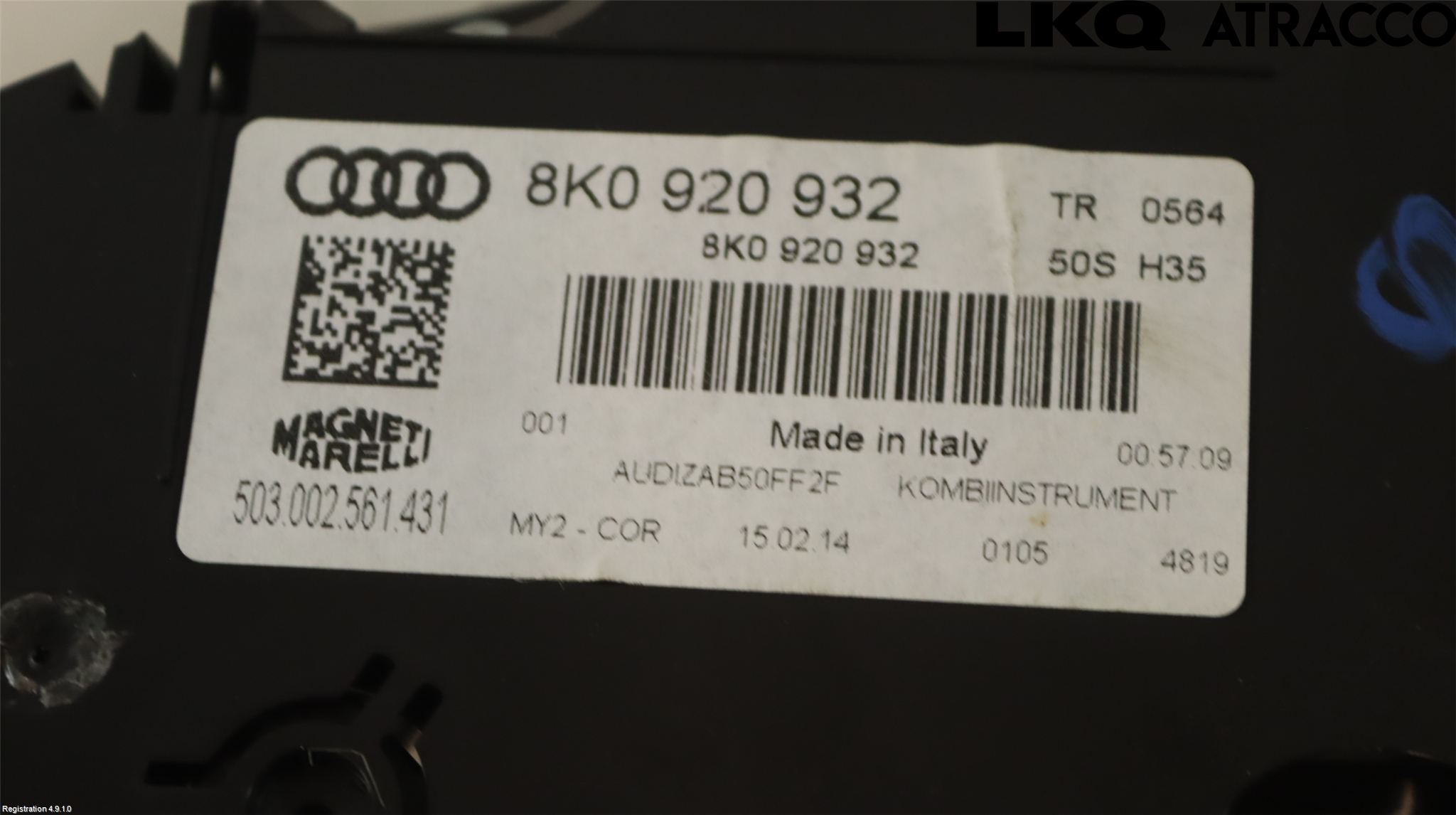 Audi A4 12-15 Instr Kombinert