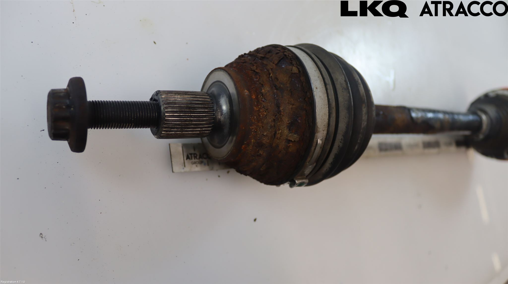 Volkswagen VW GOLF VI 09-13 Drivaksel Foran Kompl Venstre