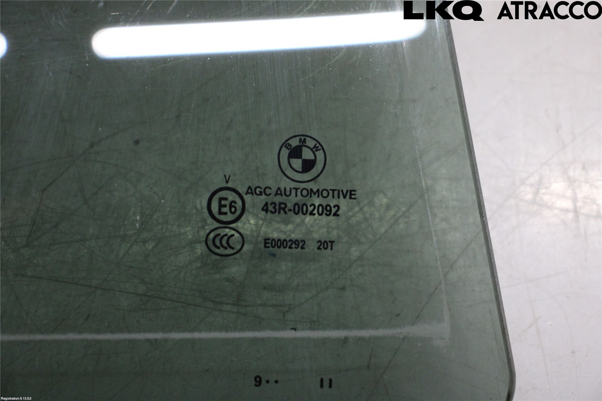 BMW 5 F10/F11/F18 09-17 Dørrute Bak Høyre 4Dørs