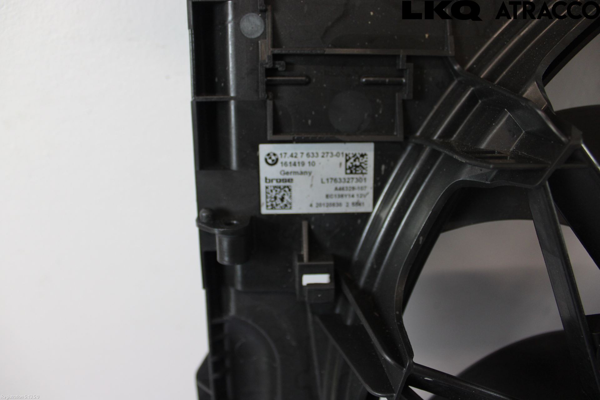 BMW 5 F10/F11/F18 09-17 Kjølevifte Elektrisk