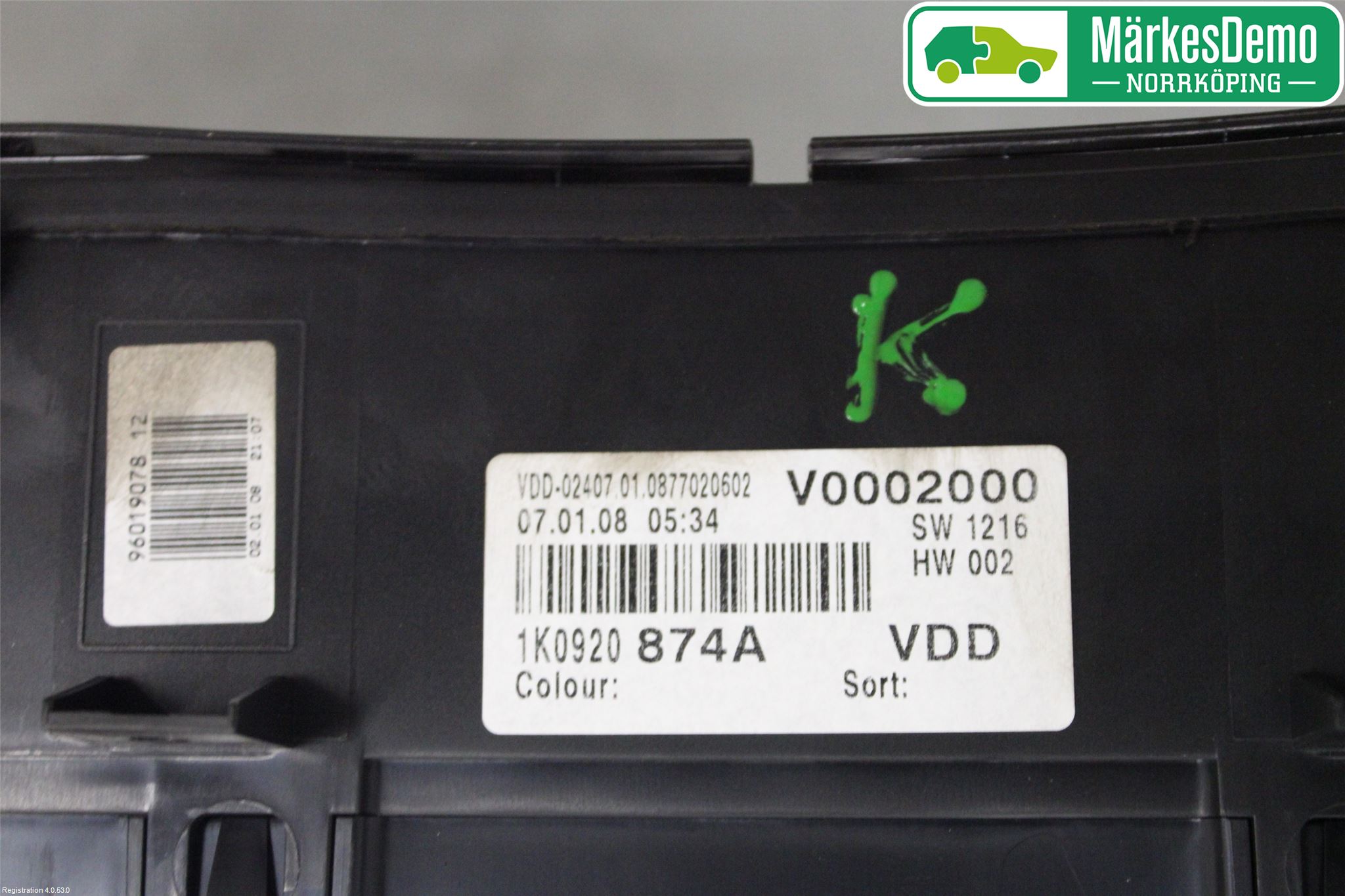 Volkswagen VW GOLF V 04-09 Instr Kombinert