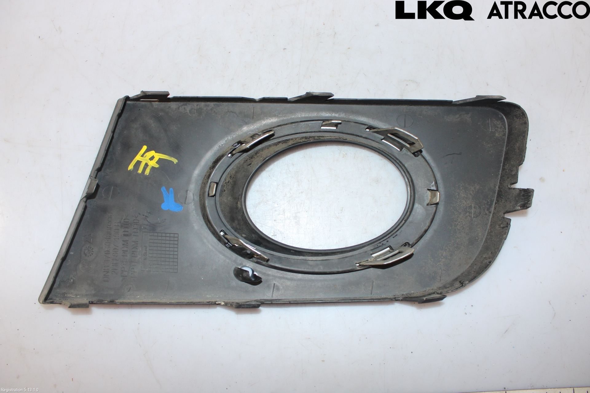 Volkswagen VW AMAROK 2H 10-22 Frontlykt Kurve-Tåkelys Ramme