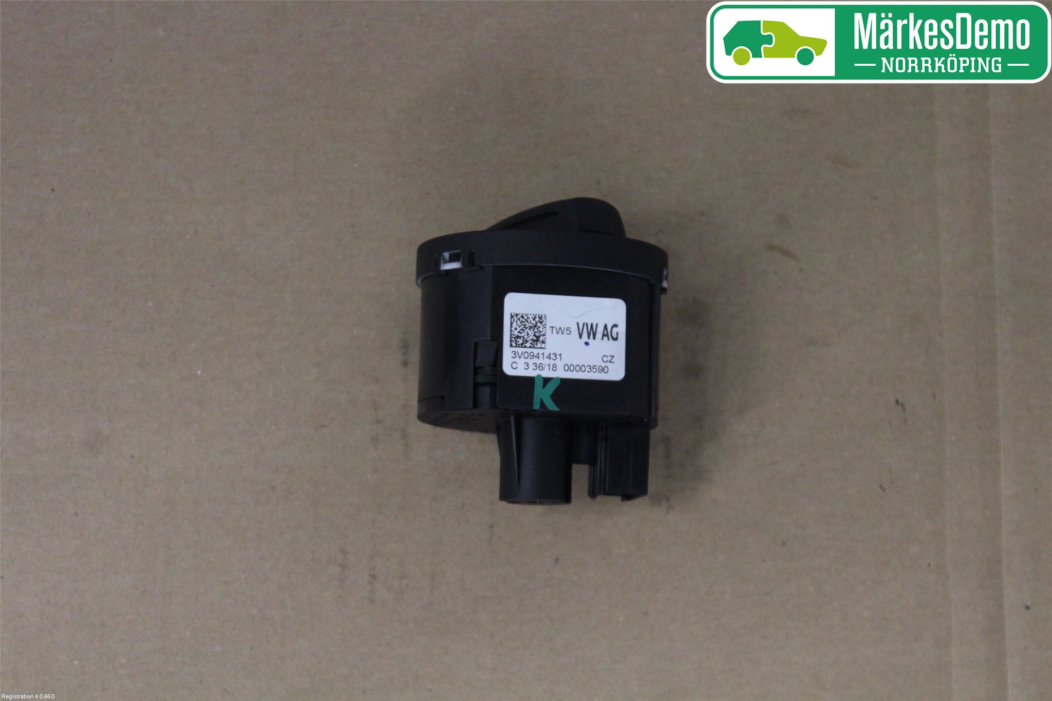 Skoda SUPERB 16-24 Bryter Hovedlys