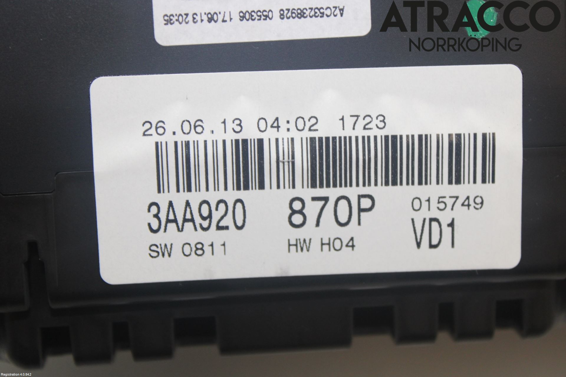 Volkswagen VW PASSAT 11-14 Instr Kombinert
