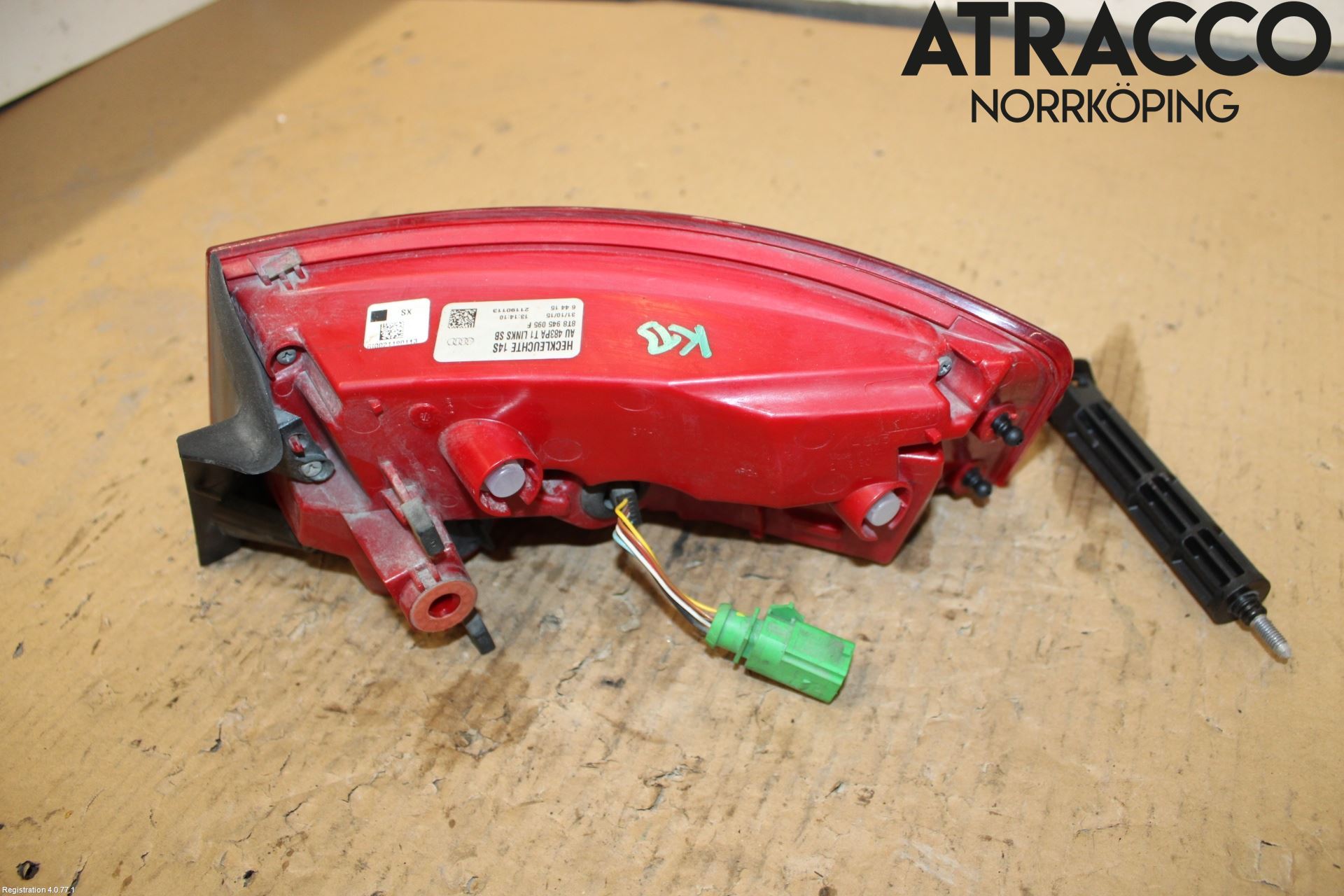 Audi A5 07-16 Baklykt Venstre