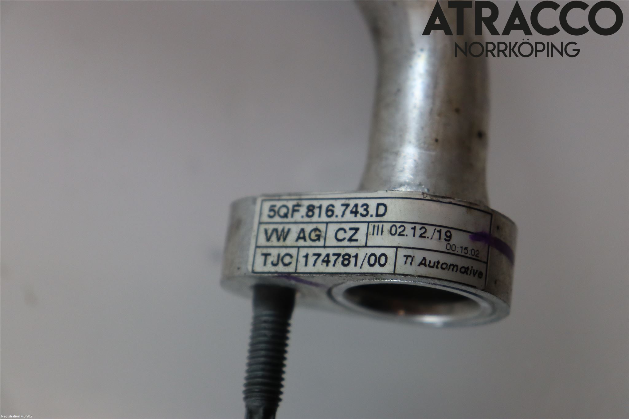 Volkswagen VW TIGUAN ALLSPACE 18- Varme Ac Slange - Rør