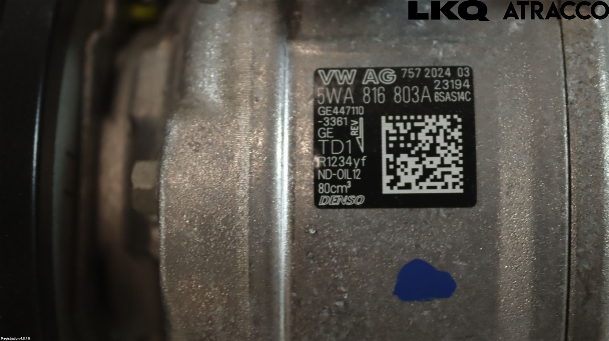 Volkswagen VW TIGUAN 24- Varme Ac Kompressor