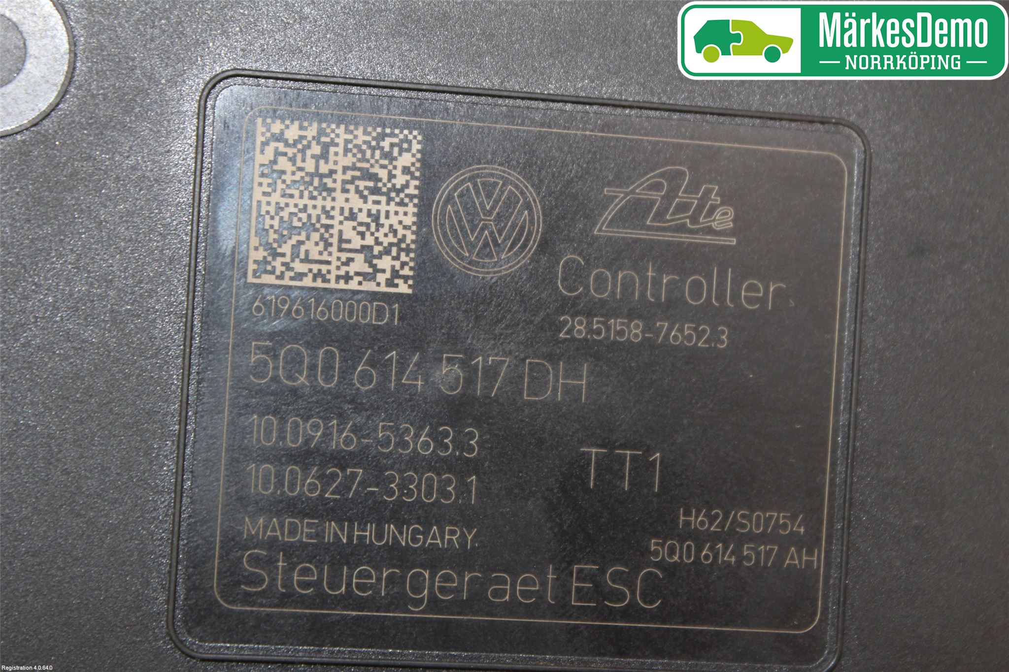 Volkswagen VW PASSAT 15-19 Abs Hydraulikkaggregat
