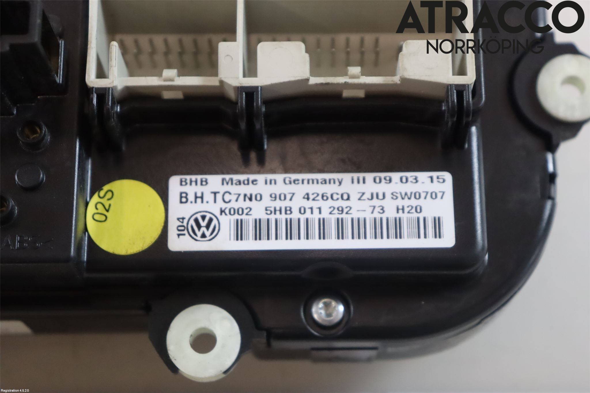 Volkswagen VW CADDY 11-15 Varmeapparat Panel(Regulering)