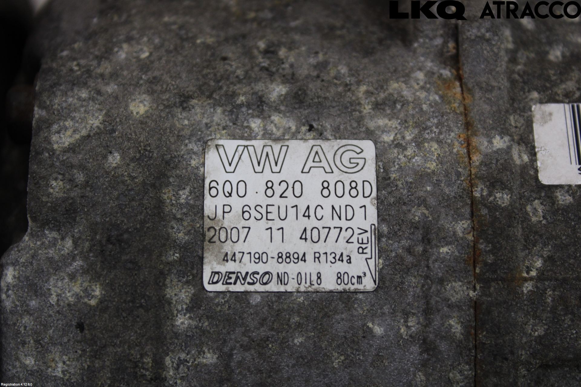 Skoda ROOMSTER Varme Ac Kompressor