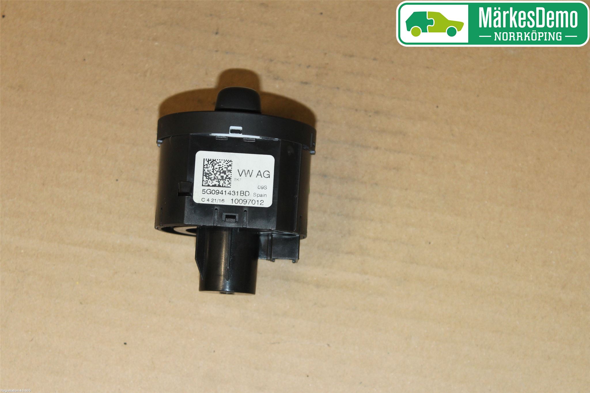 Volkswagen VW GOLF / E-GOLF VII 13-20 Bryter Hovedlys
