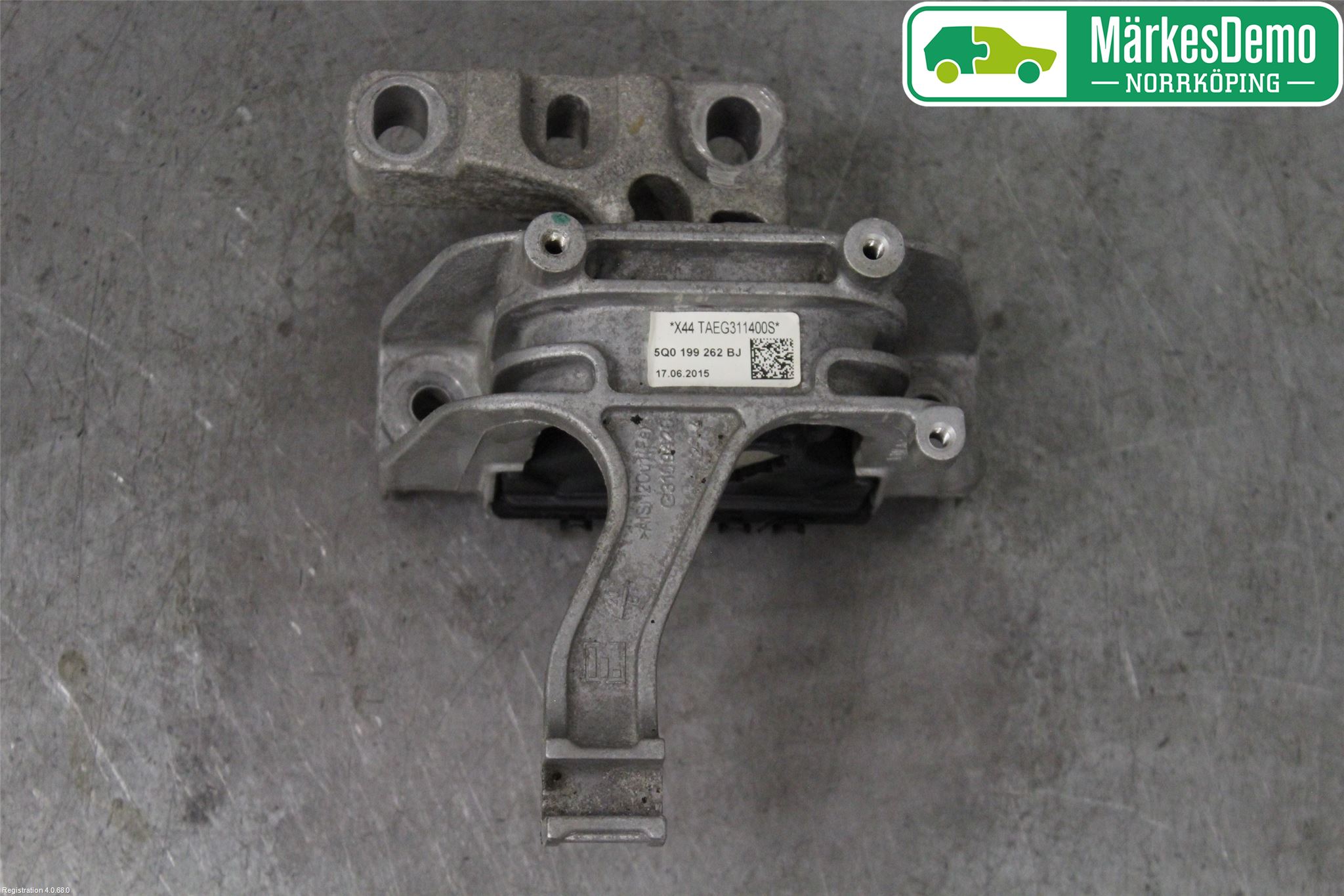 Skoda SUPERB 16-24 Motor Feste Stål-Alu