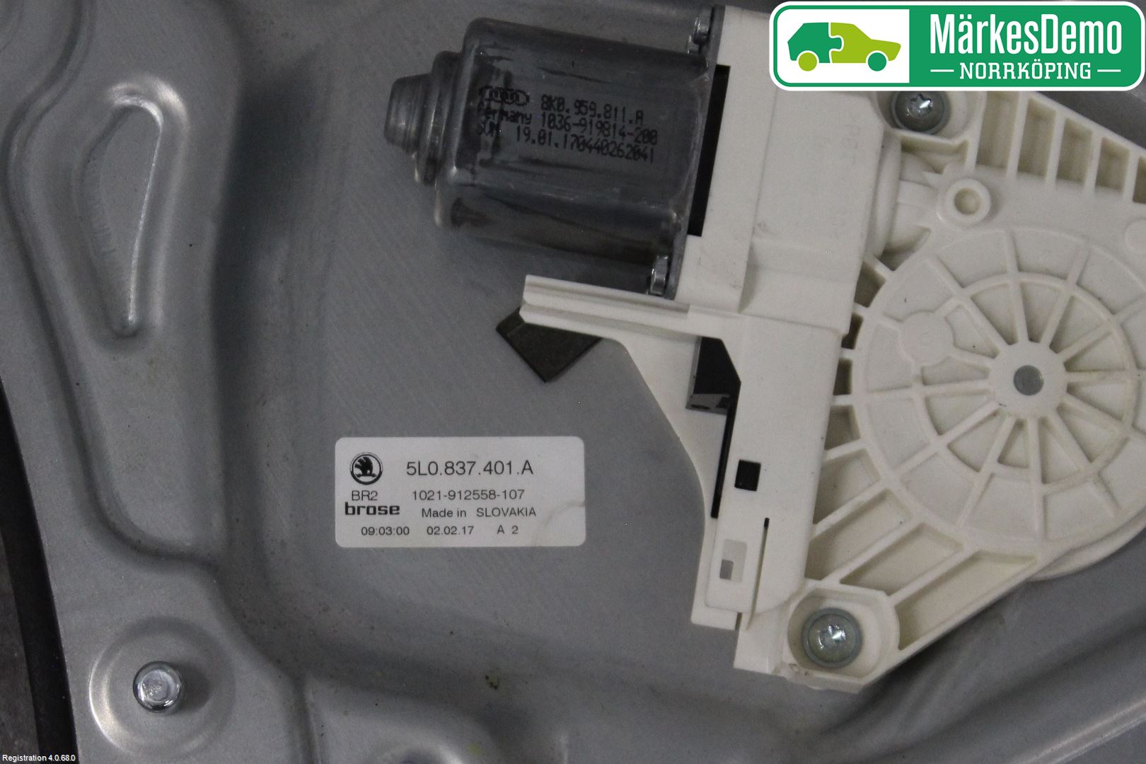 Skoda YETI Vindusheis El Komp