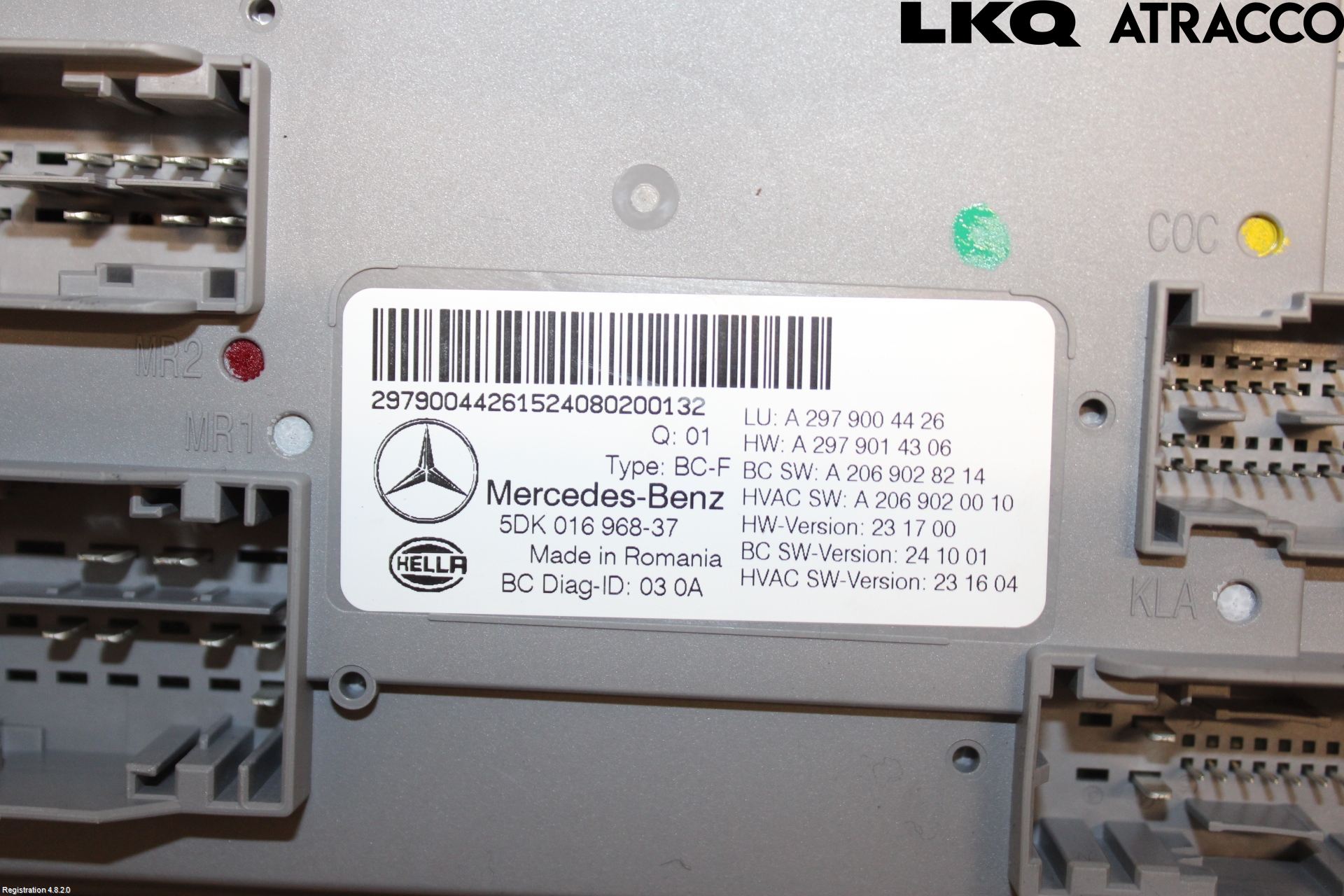 Mercedes-Benz MB EQE (V295) 22- Styreenhet Klima