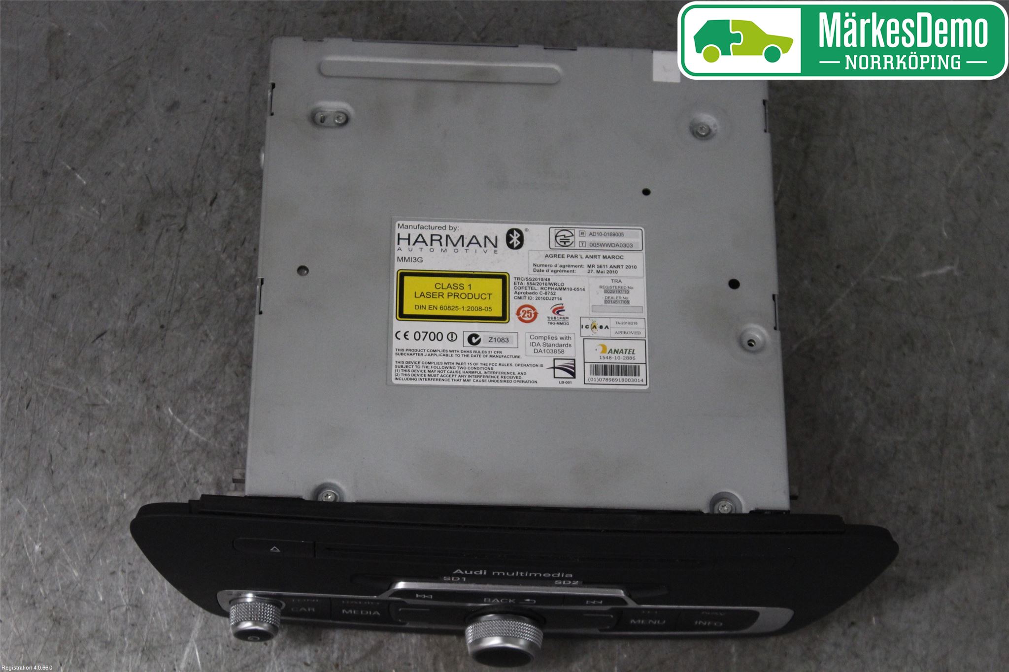 Audi Q3 8U 12-18 Stereo Radio Med Cd