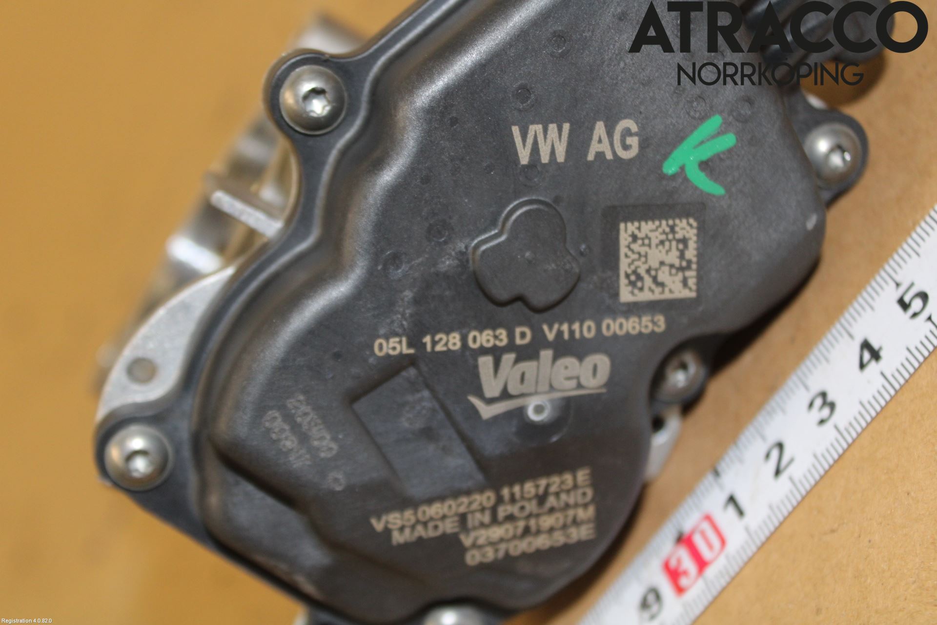 Audi A6 F2/C8 19- Avgasspjäll