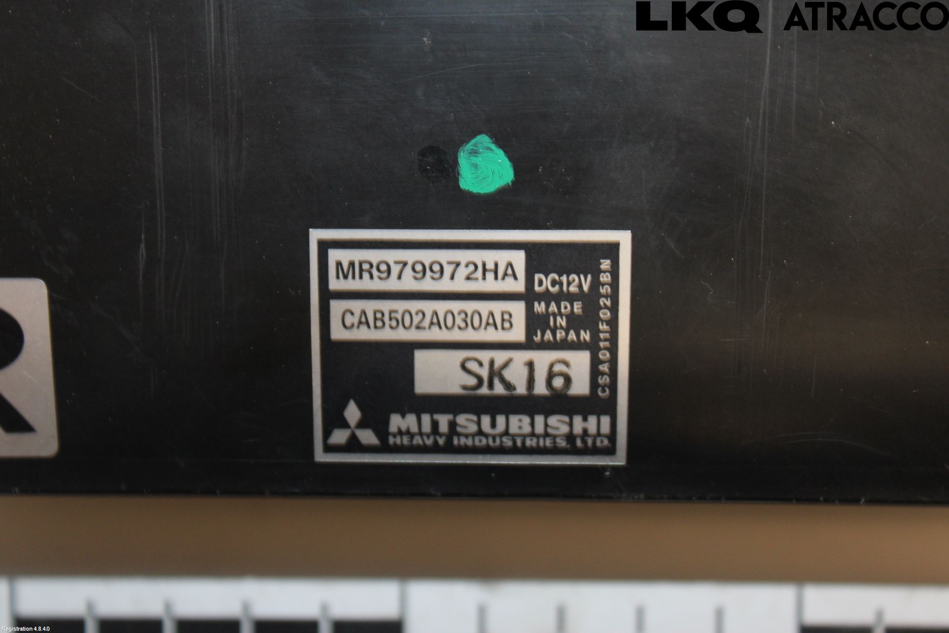 Mitsubishi OUTLANDER 01-07 Varmeapparat Panel(Regulering)