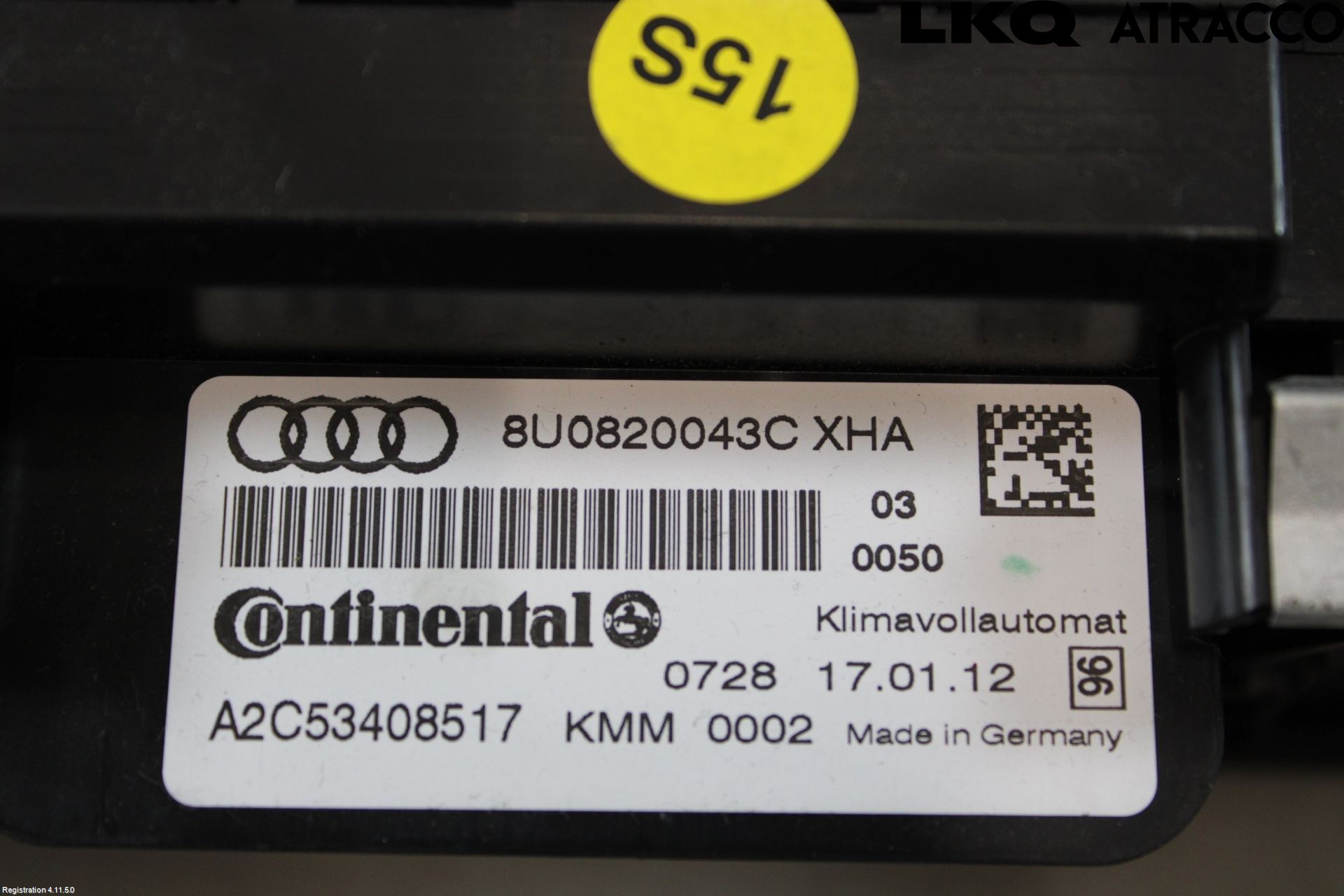 Audi Q3 8U 12-18 Varmeapparat Panel(Regulering)
