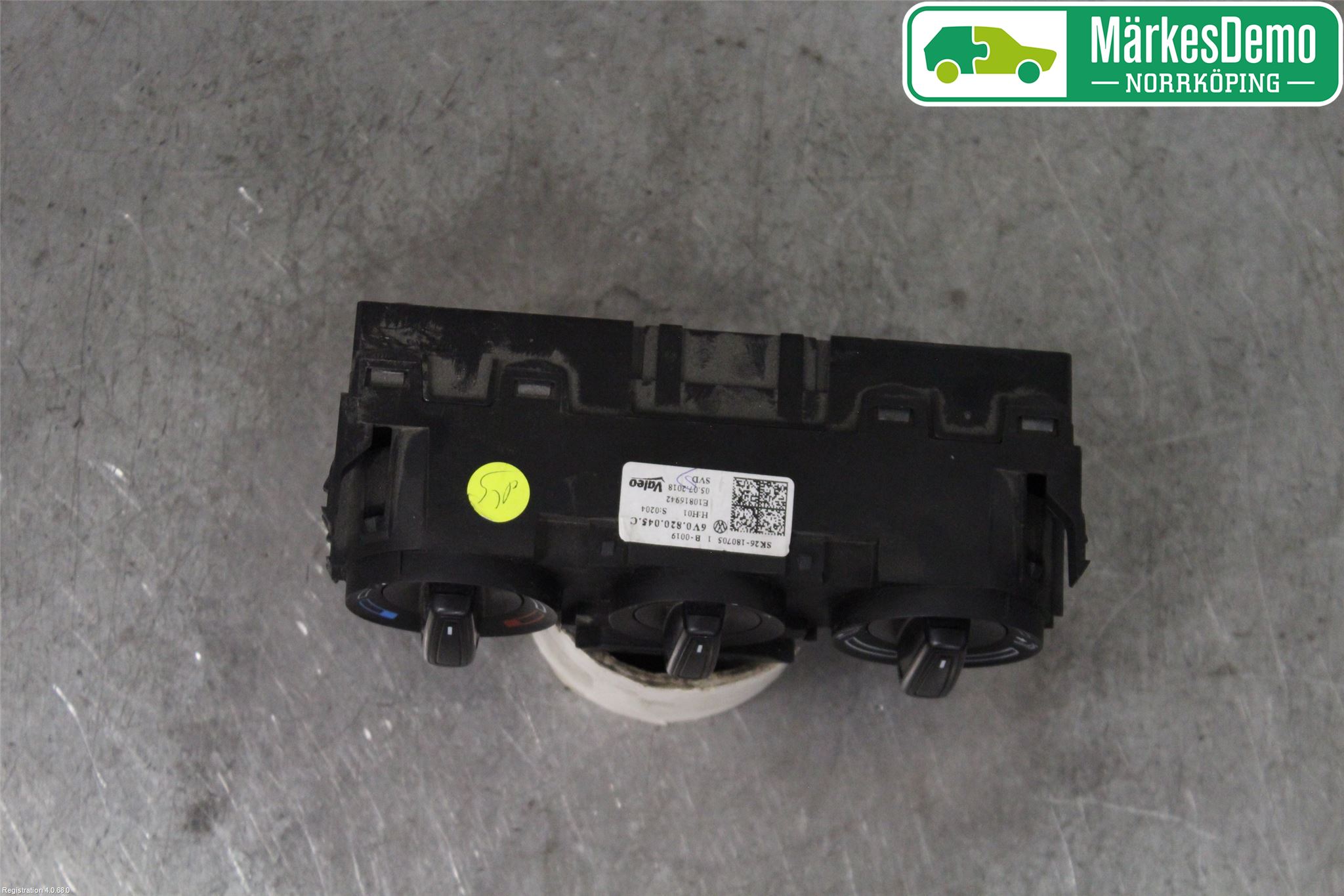 Skoda FABIA 15-21 Varmeapparat Panel(Regulering)