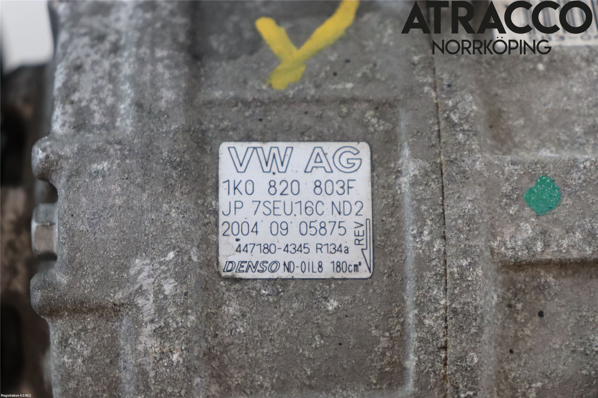 Volkswagen VW GOLF V 04-09 Varme Ac Kompressor