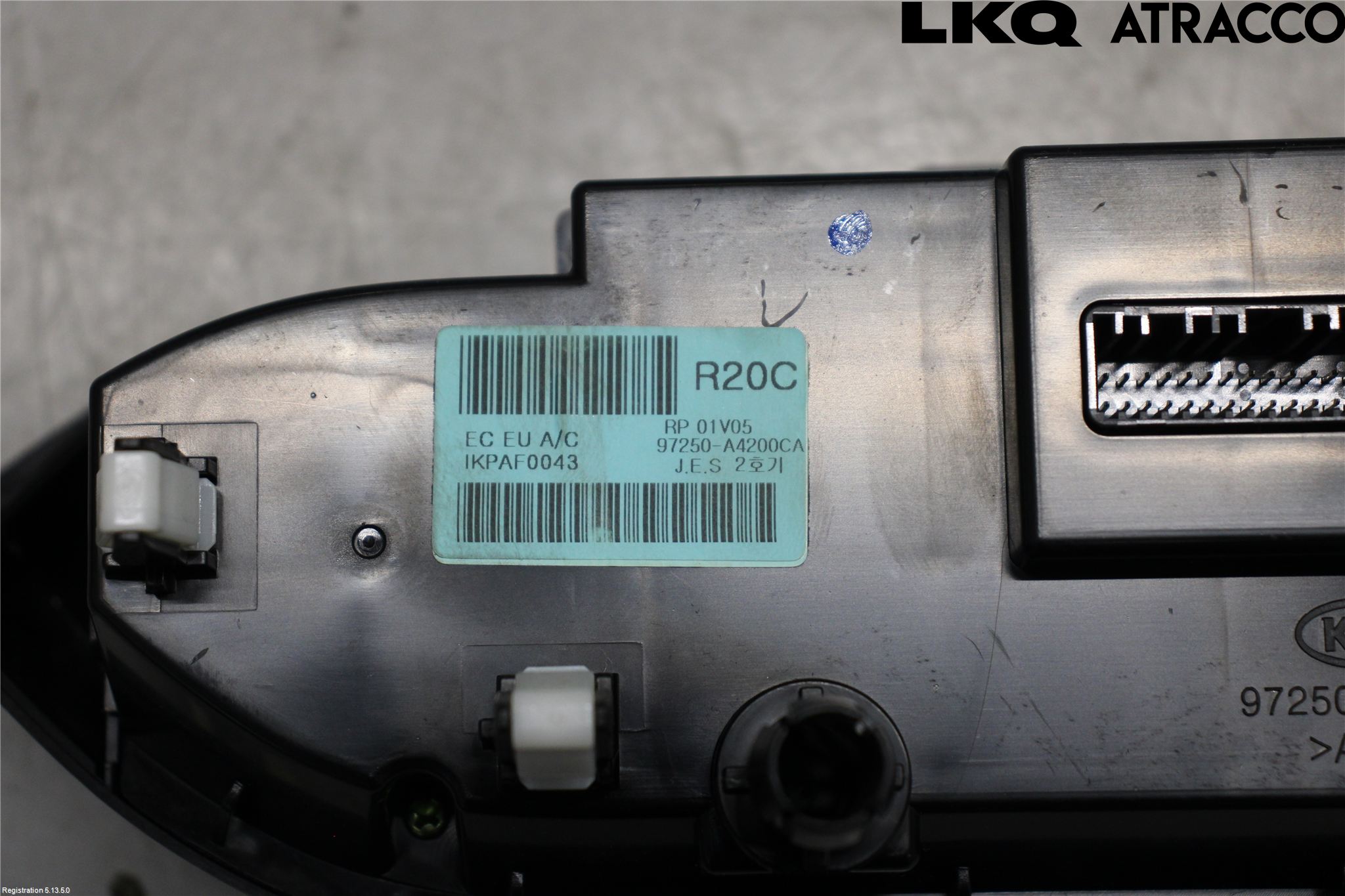 Kia CARENS III 13-19 Varme Ac Betjening-Display