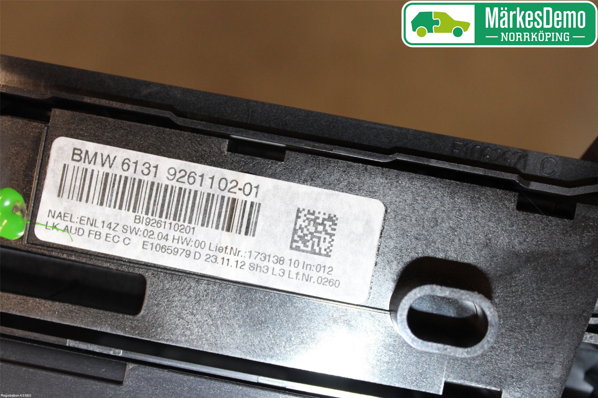 BMW 3 F30/F31/F80 12-19 Varmeapparat Panel(Regulering)