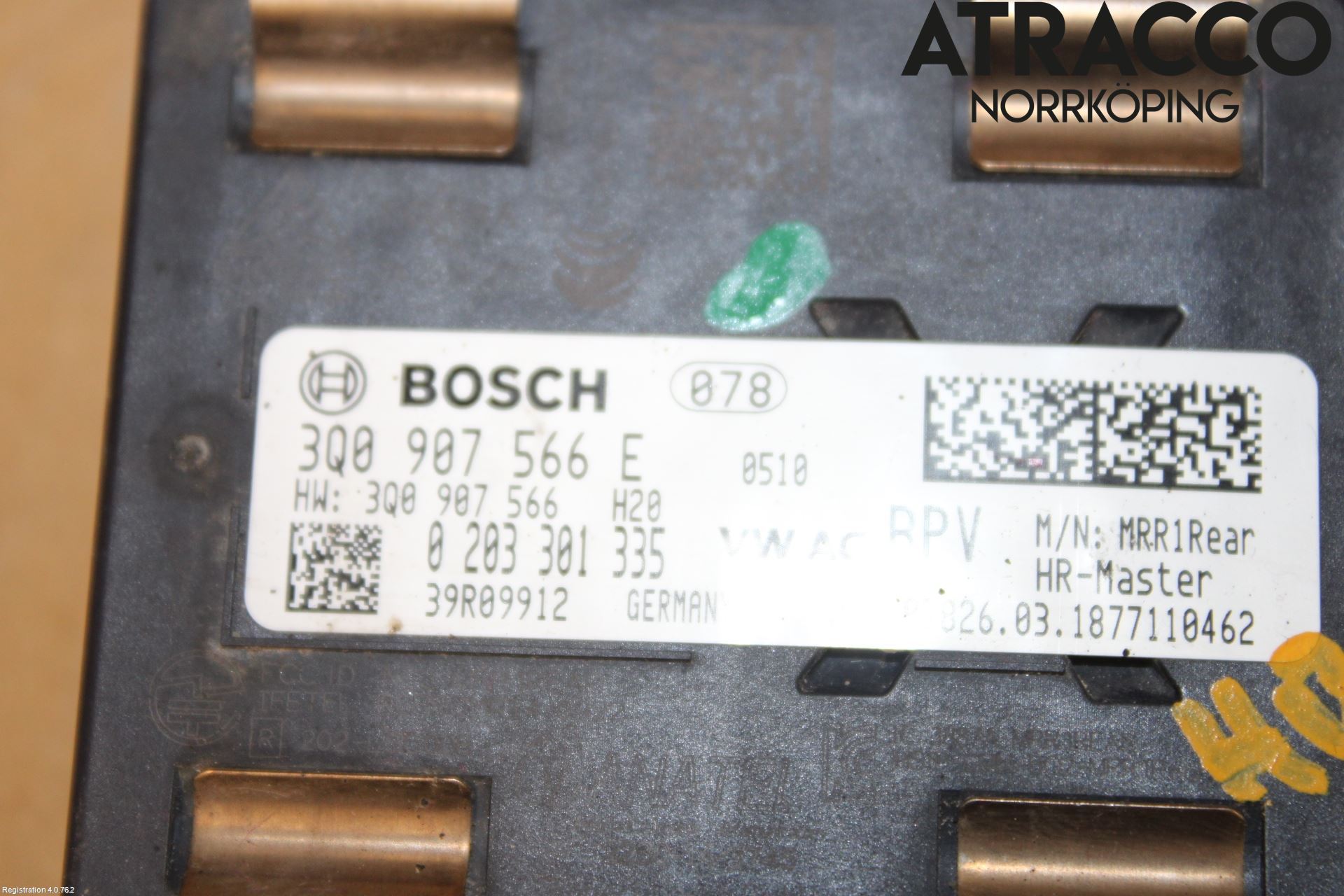 Volkswagen VW PASSAT 15-19 Sensor Kollisjonsbeskyttelse