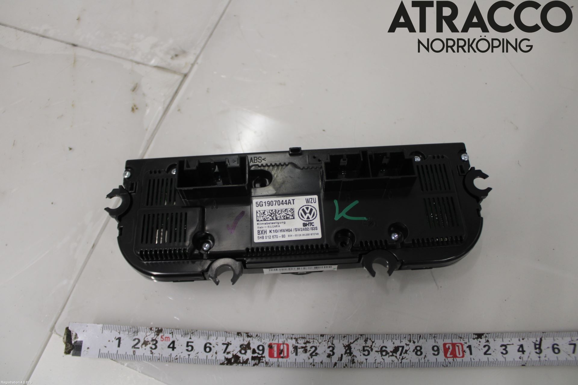 Volkswagen VW T-ROC 18- Varmeapparat Panel(Regulering)