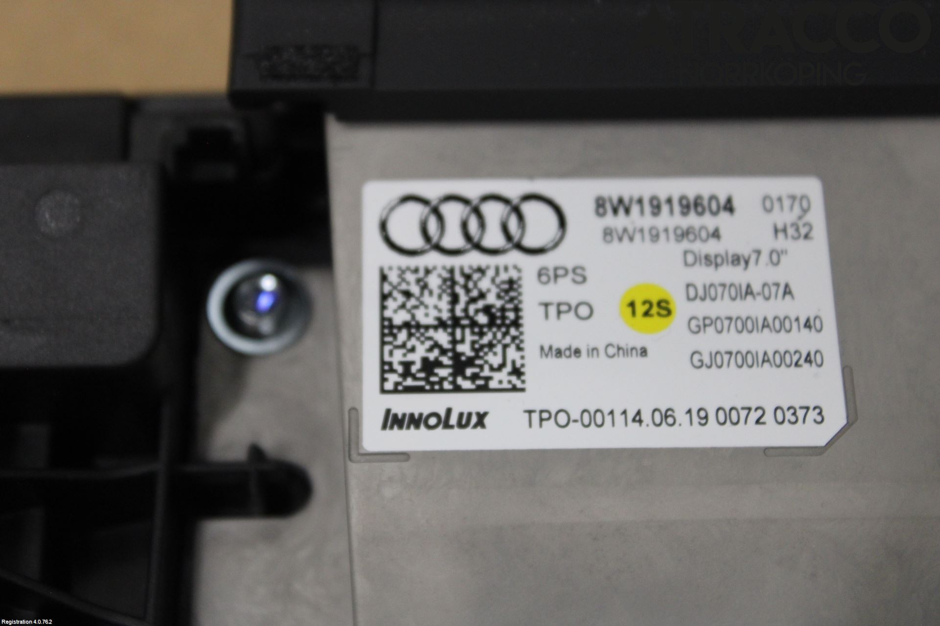 Audi A5 17- Instr Skjerm Dvd-Gps-Ac-Tlf