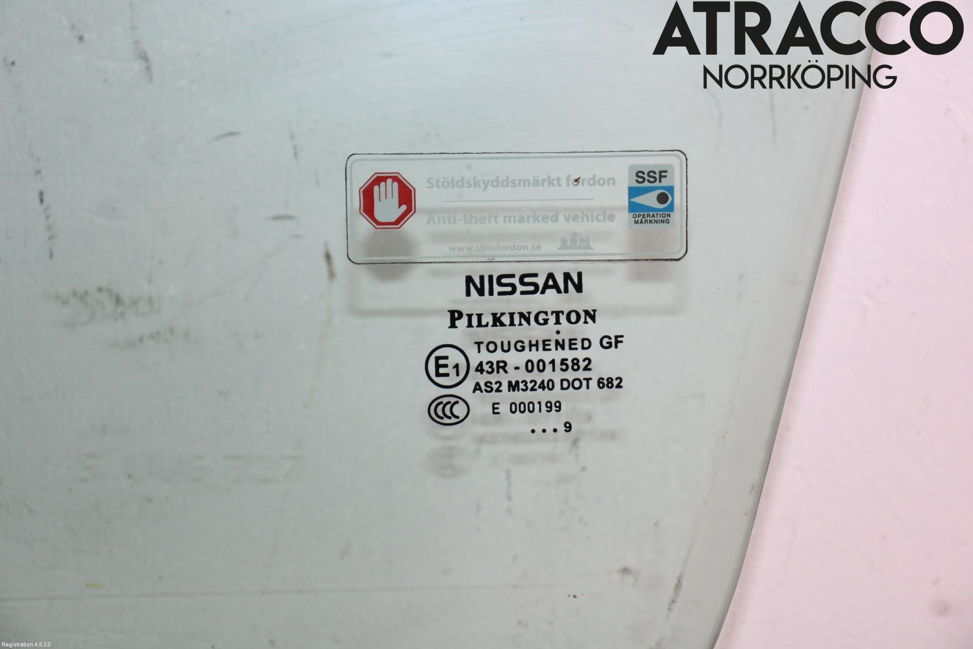 Nissan QASHQAI   07-10 Dørrute Foran Venstre 4 Dørs