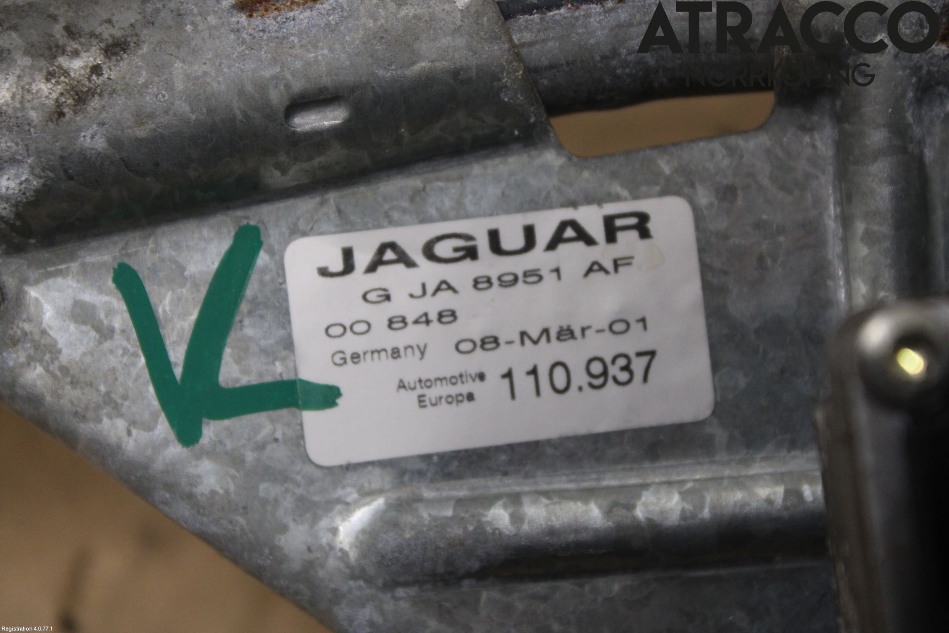 Jaguar XK8/XKR   96-06 Viskeroverføring Frontrute