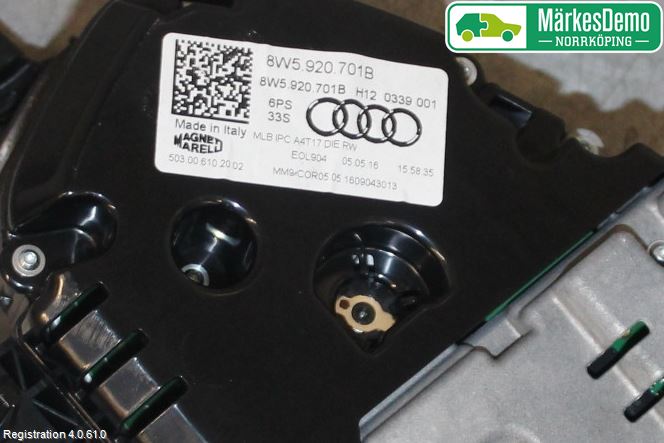 Audi A4/S4 B9 16-19 Instr Kombinert