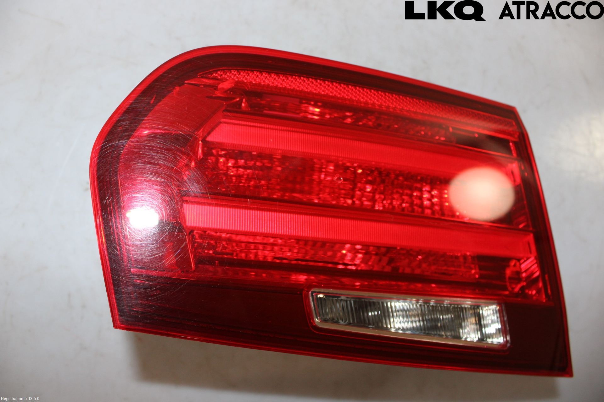 BMW 3 F30/F31/F80 12-19 Baklykt Venstre  På Luke(Indre