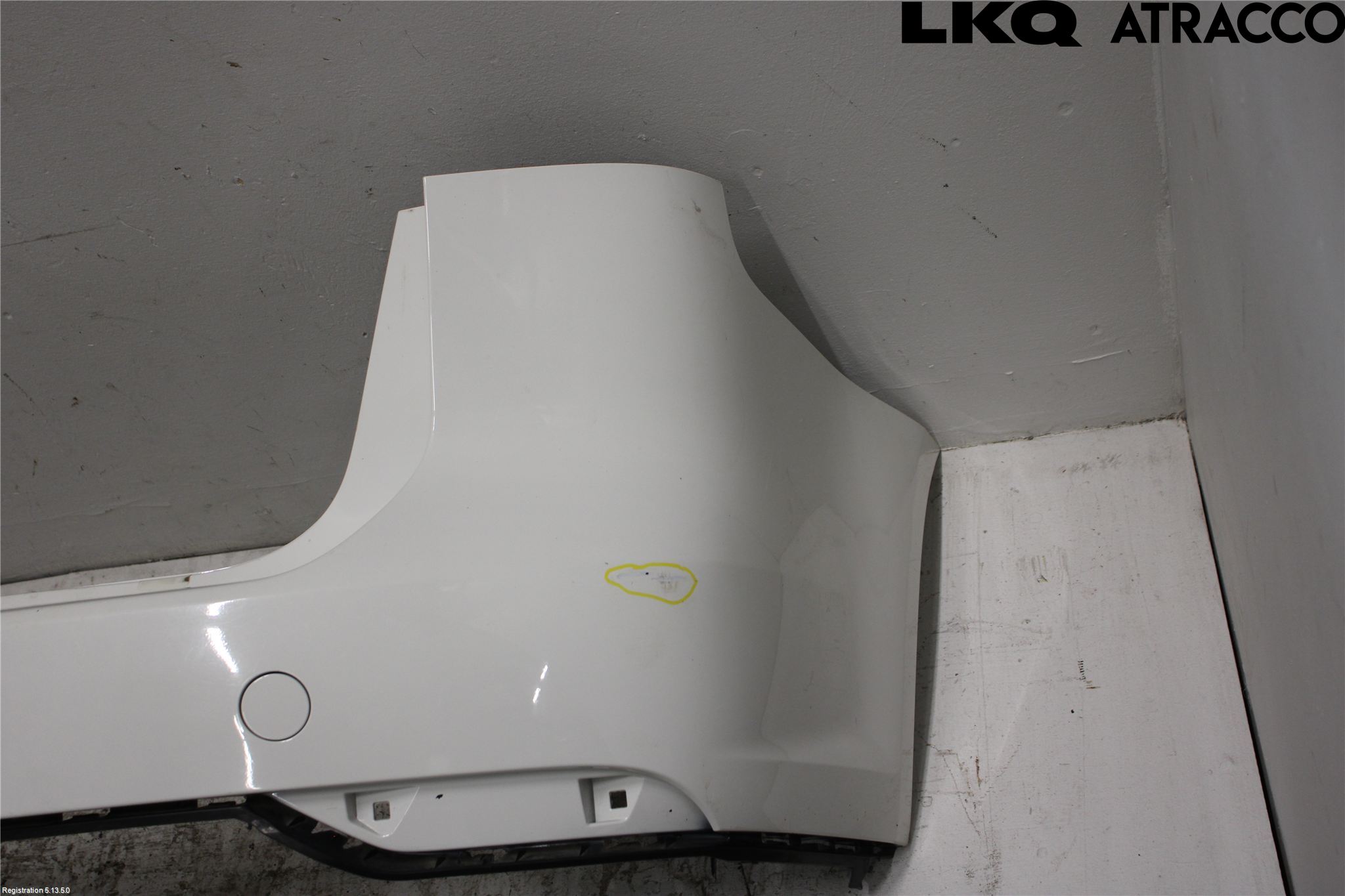 Volkswagen VW TOURAN 10-15 Støtfanger Bak Overtrekk