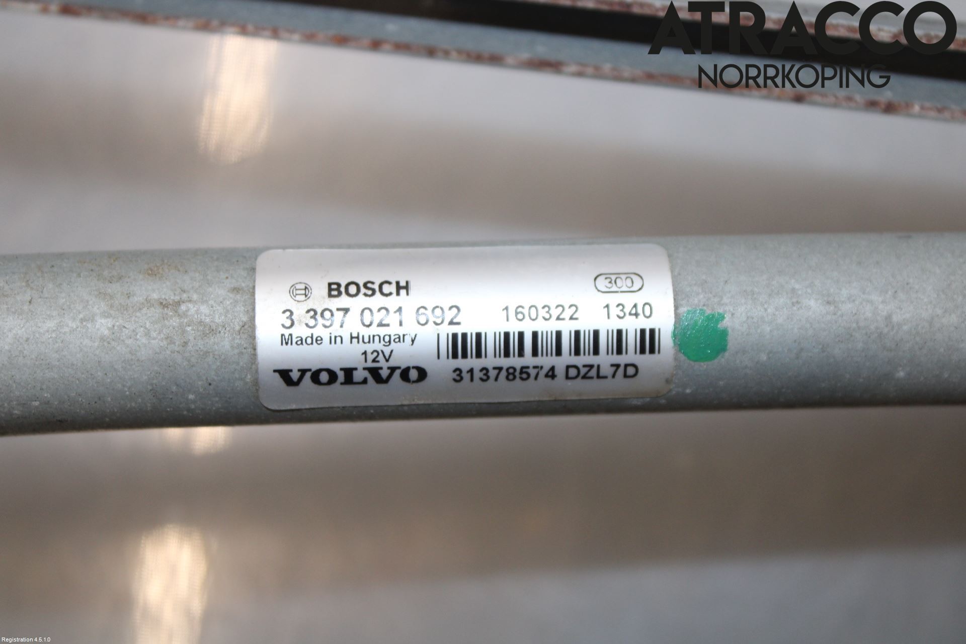 Volvo V40 12-19 Viskeroverføring Frontrute