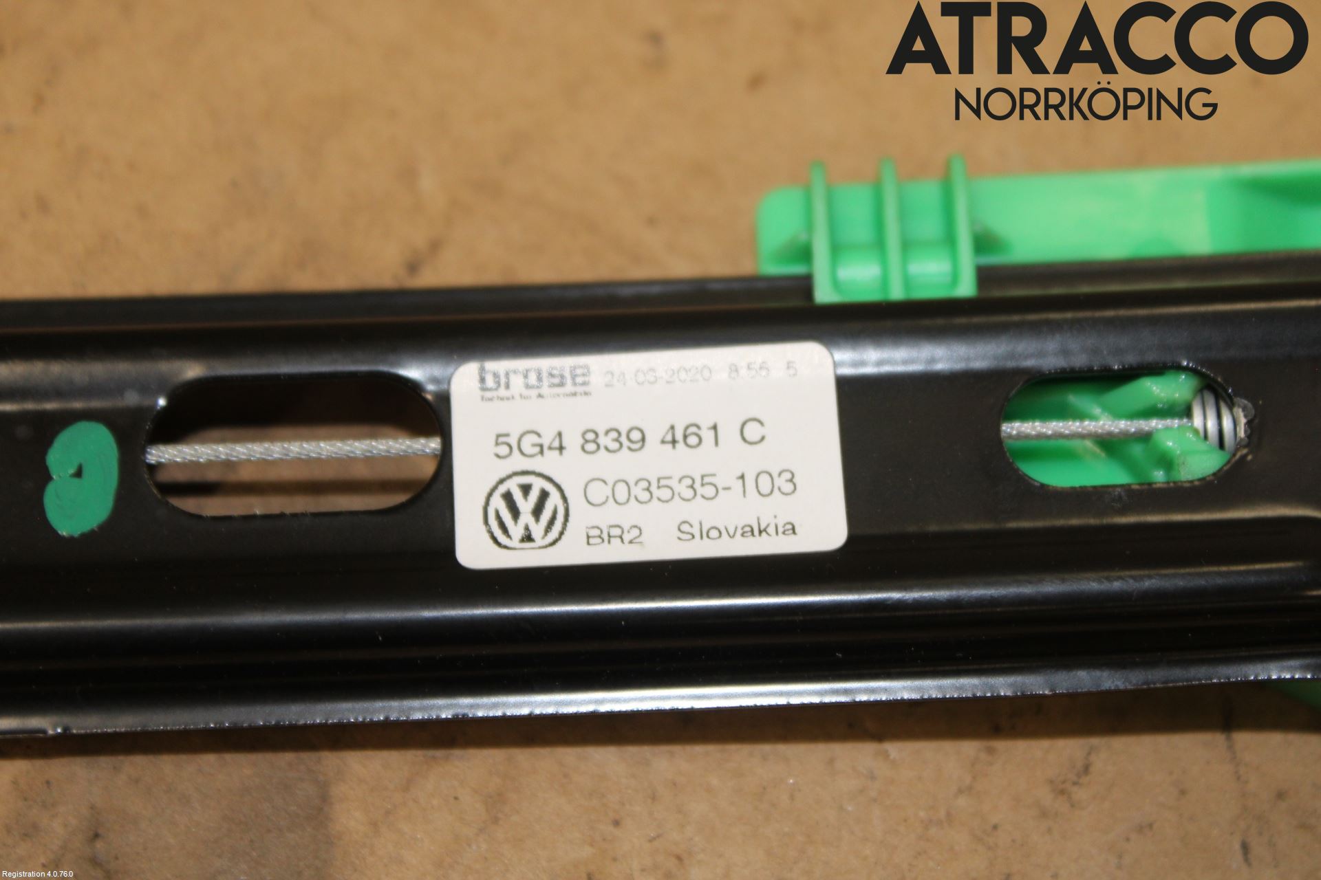 Volkswagen VW GOLF / E-GOLF VII 13-20 Vindusheis El Komp