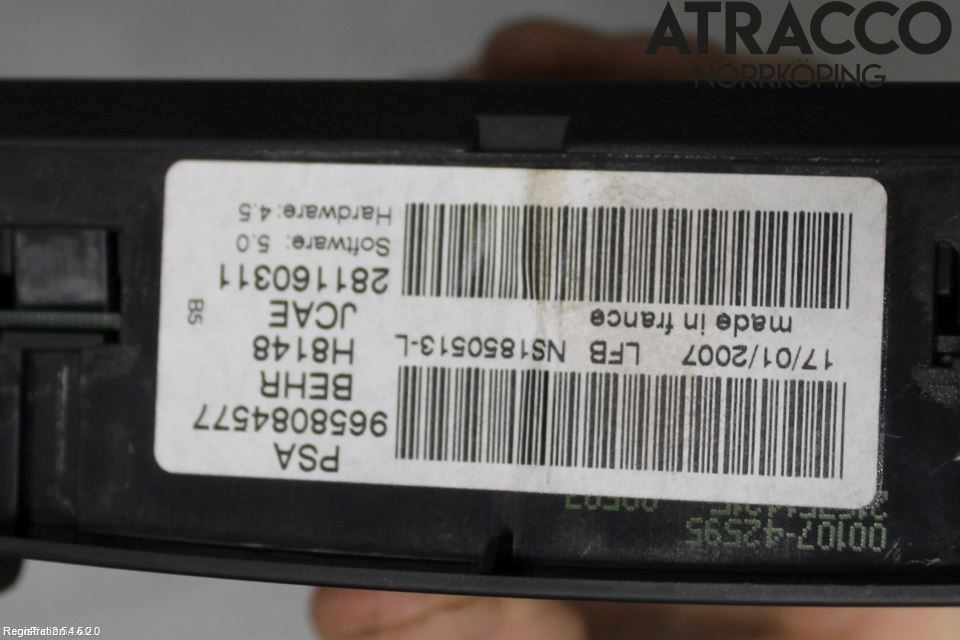 Citroen C4 I   05-10 Varmeapparat Panel(Regulering)