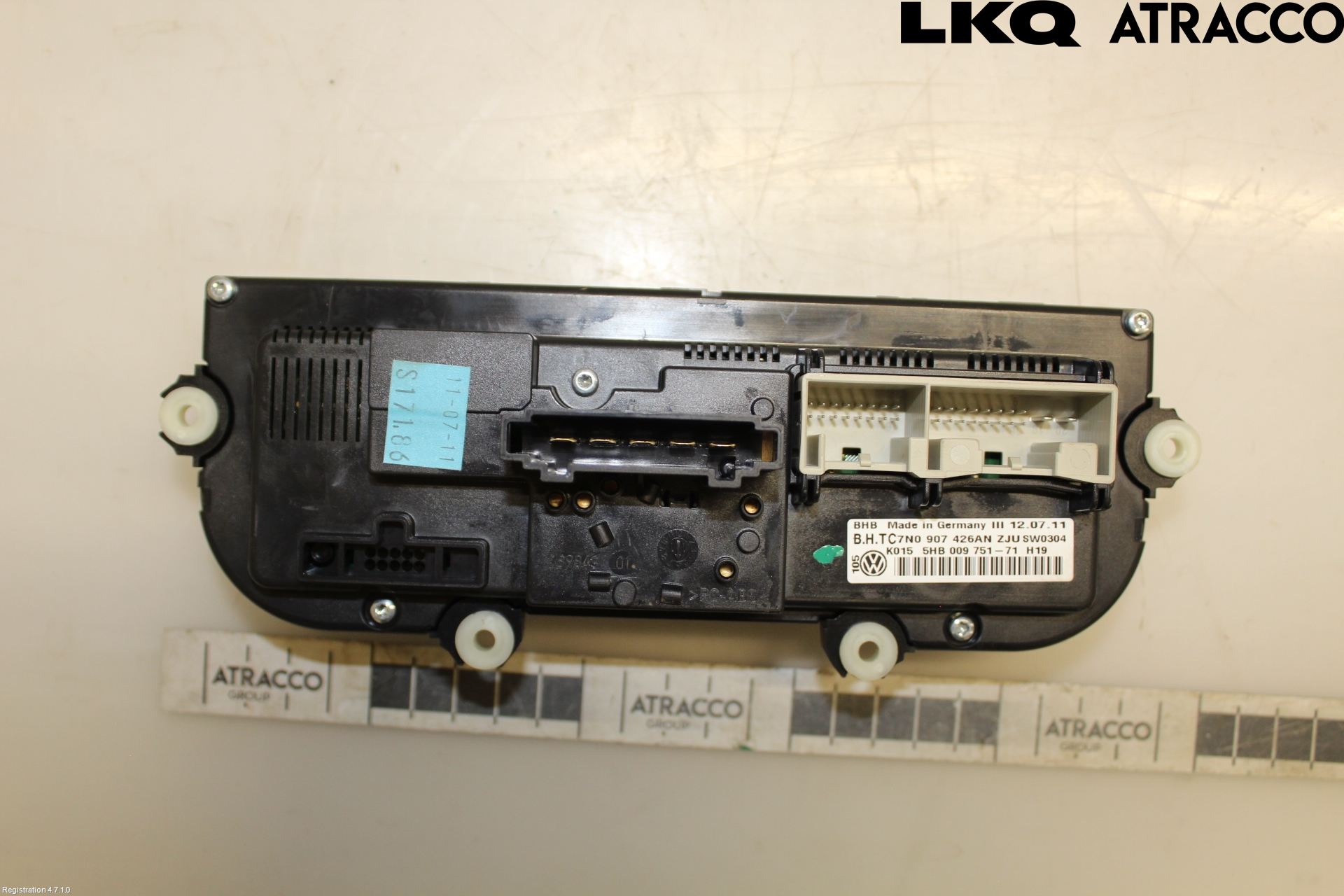 Volkswagen VW TOURAN 10-15 Varmeapparat Panel(Regulering)