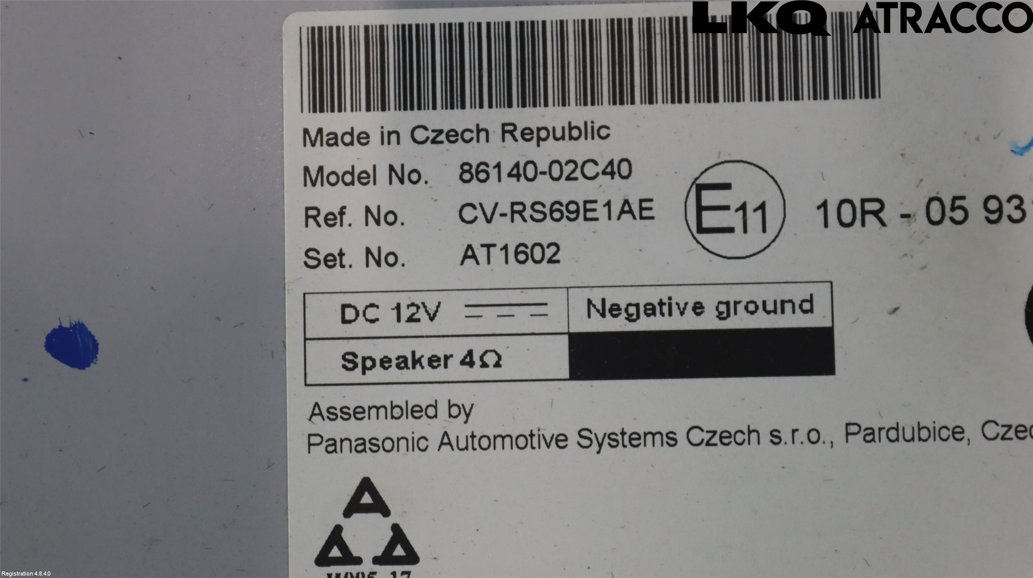 Toyota COROLLA 19- Stereo Radio Med Cd