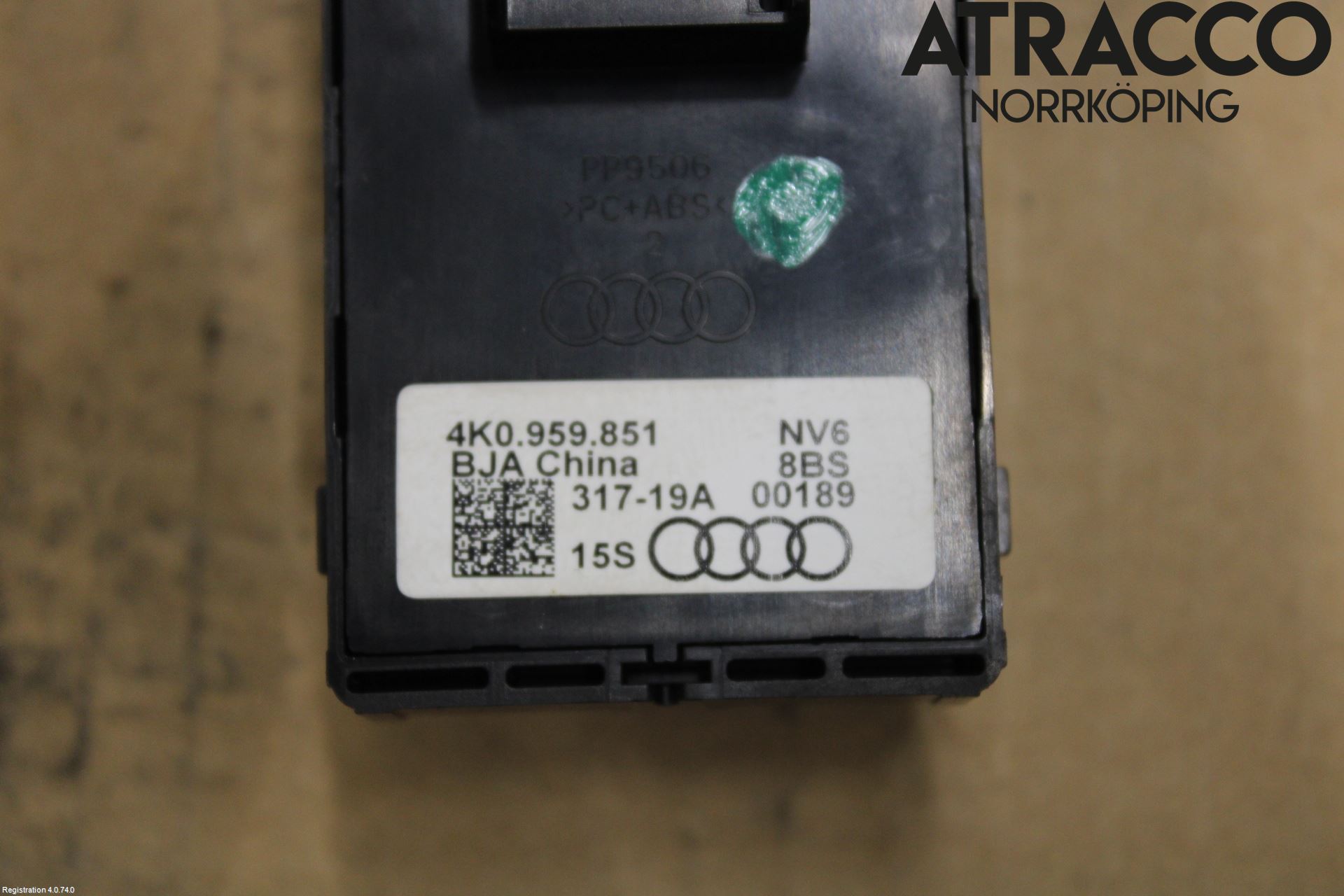 Audi A6 F2/C8 19- Bryter Vindusheis