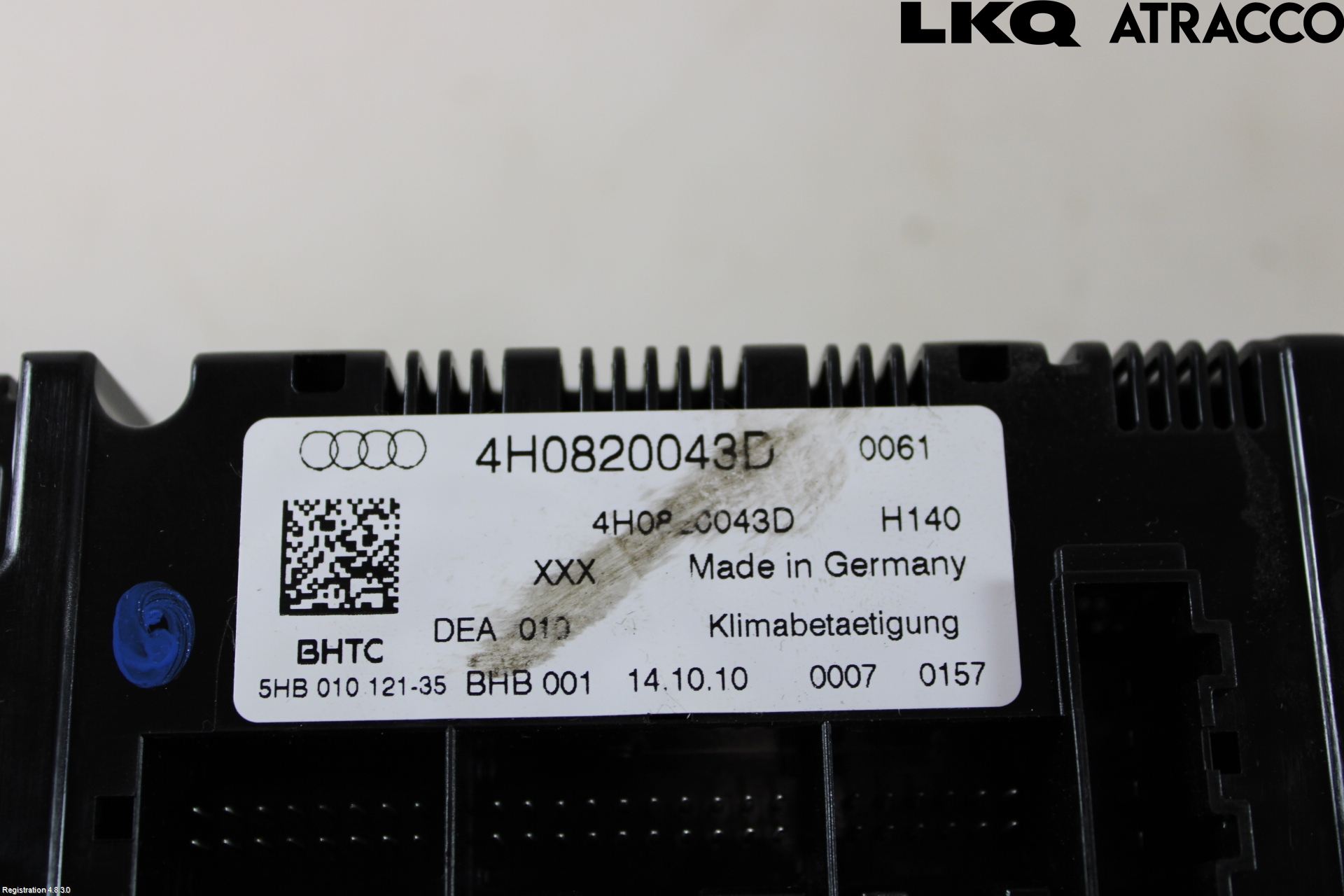 Audi A8/S8 4H 10-17 Varmeapparat Panel(Regulering)