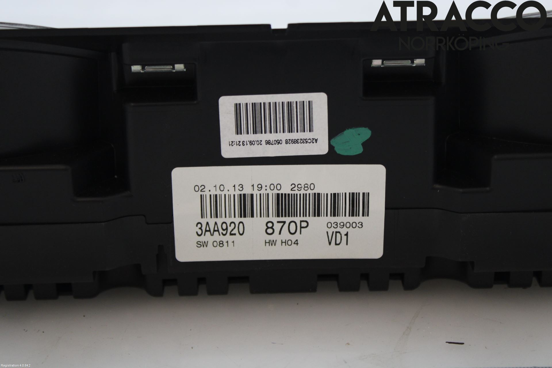 Volkswagen VW PASSAT 11-14 Instr Kombinert