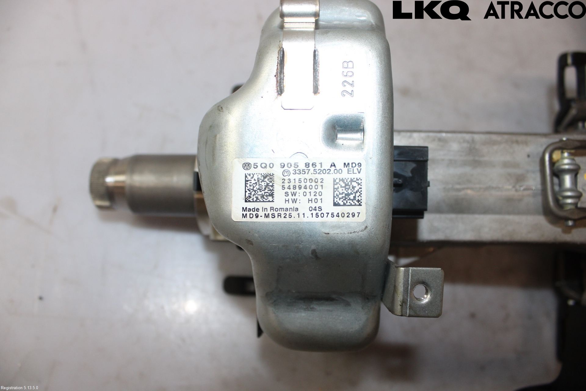 Skoda FABIA 15-21 Rattakselaggregat Justerbart