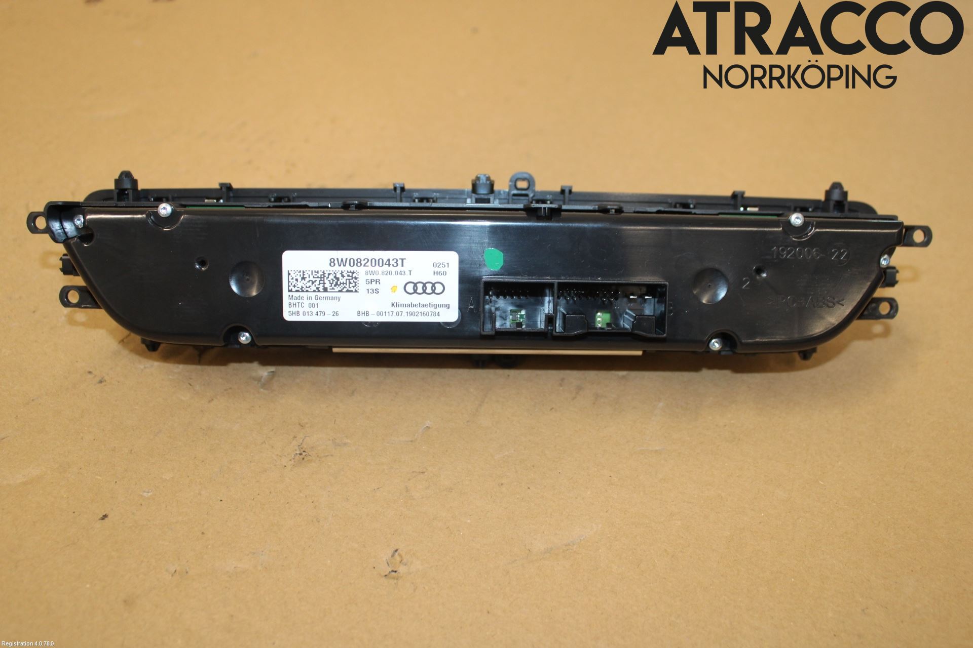 Audi A5 17- Varmeapparat Panel(Regulering)